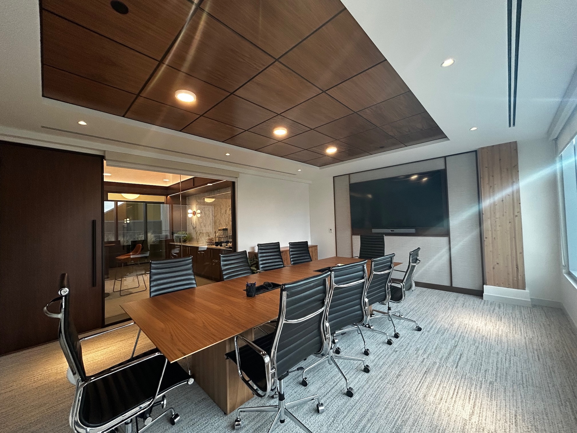 Woods Rogers office conference room post-construction