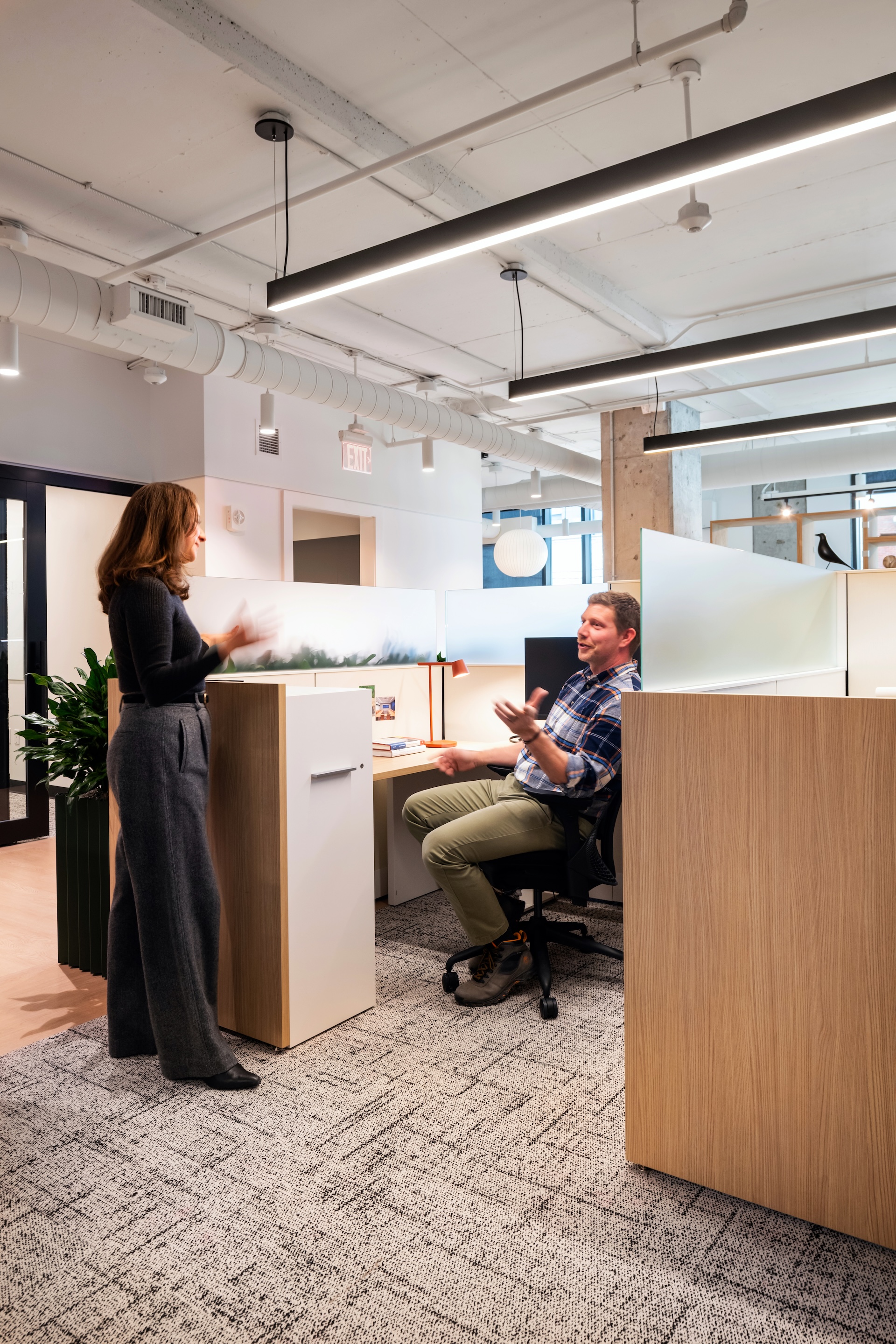MOI showroom interior open office space