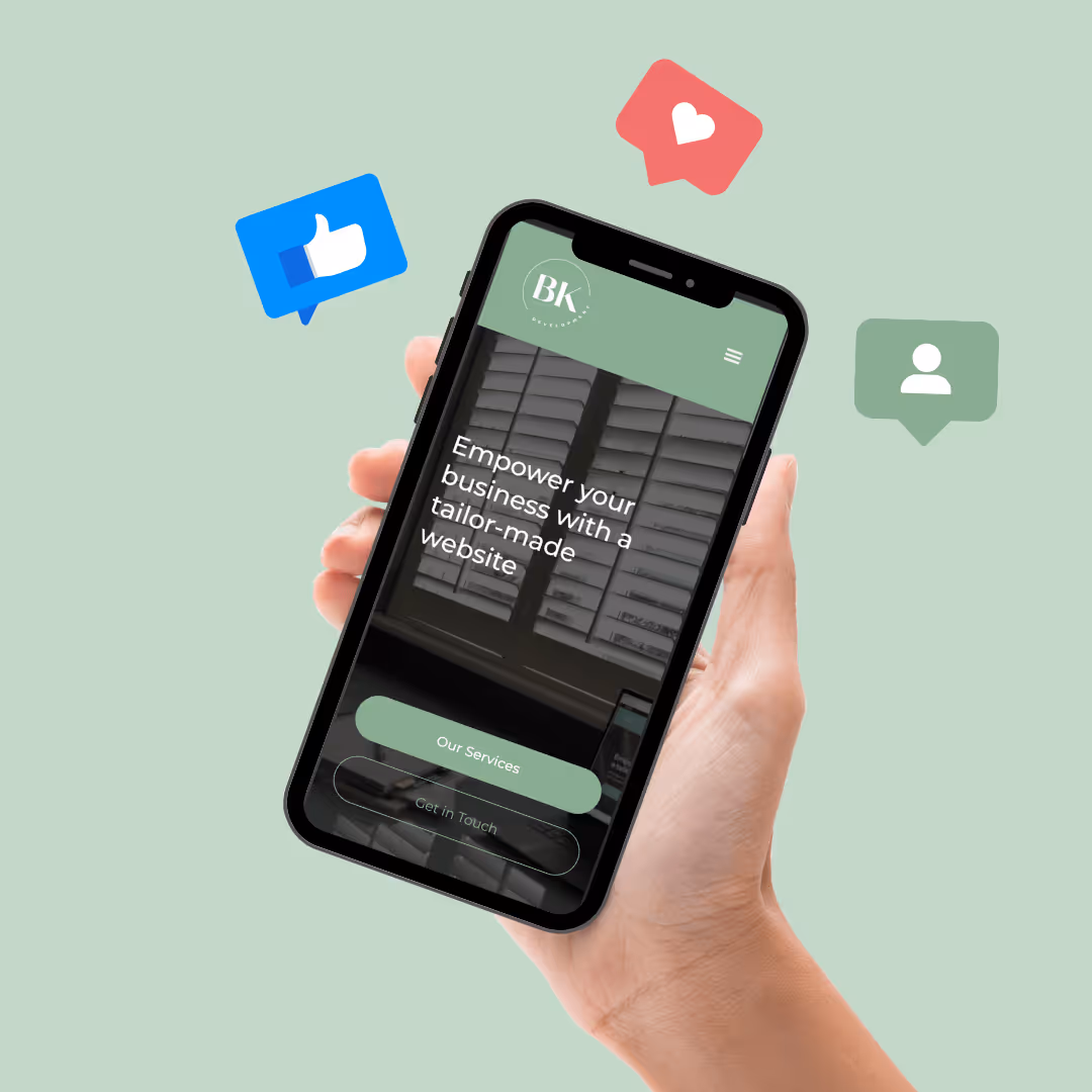 BK Development blog post on why your business needs both a website and social media