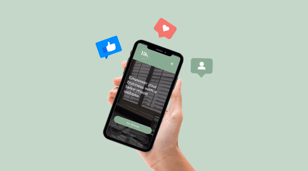 BK Development blog post on a business website vs. social media and why businesses need both