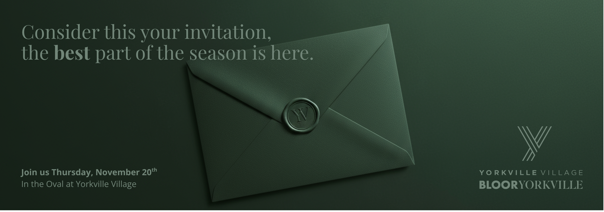 🎄 Yorkville Village Holiday Kick-Off Party