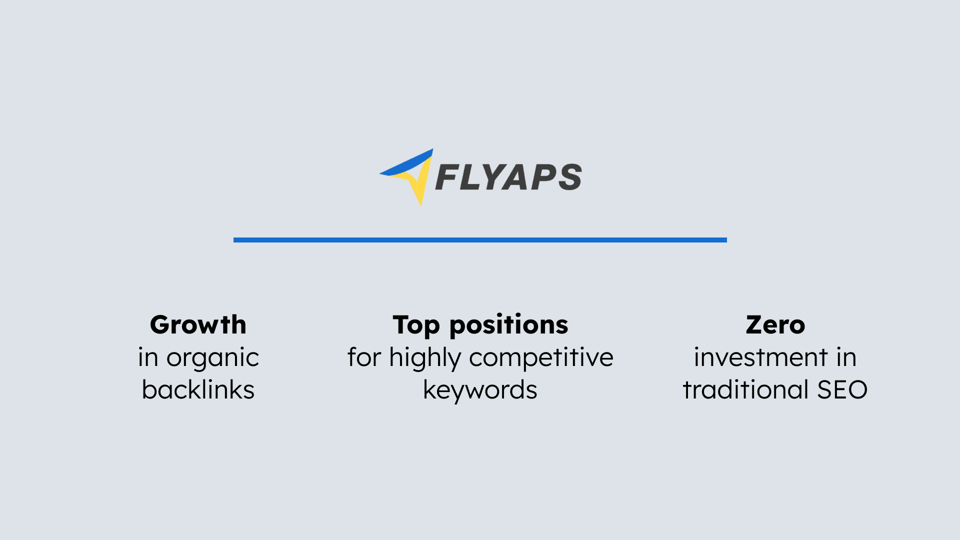 Flyaps started generating leads with expert content alone