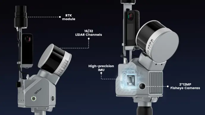 FJD Trion S2 – výstup mračna bodů