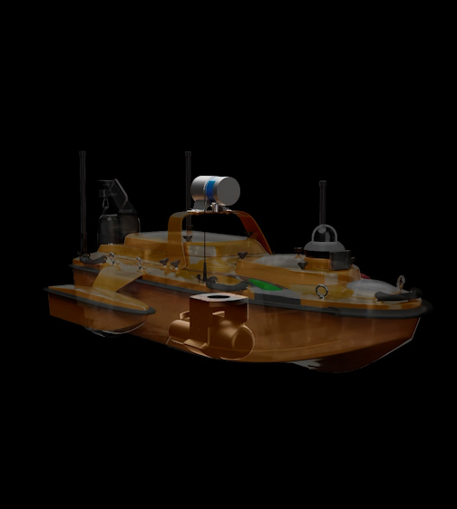 Multifunkční USV platforma APACHE 6 při 3D batymetrickém průzkumu