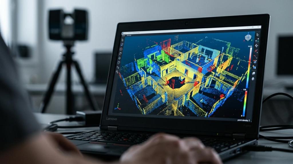 9 výstupů z mračna bodů pro BIM a CAD