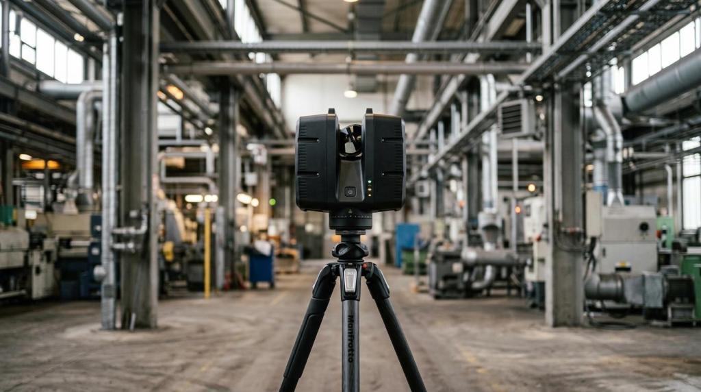 4CAD: Laserové skenování hal