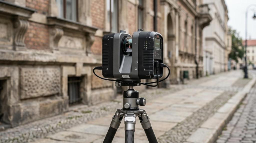 4CAD: 3D skenování fasád pro přesné rekonstrukce budov