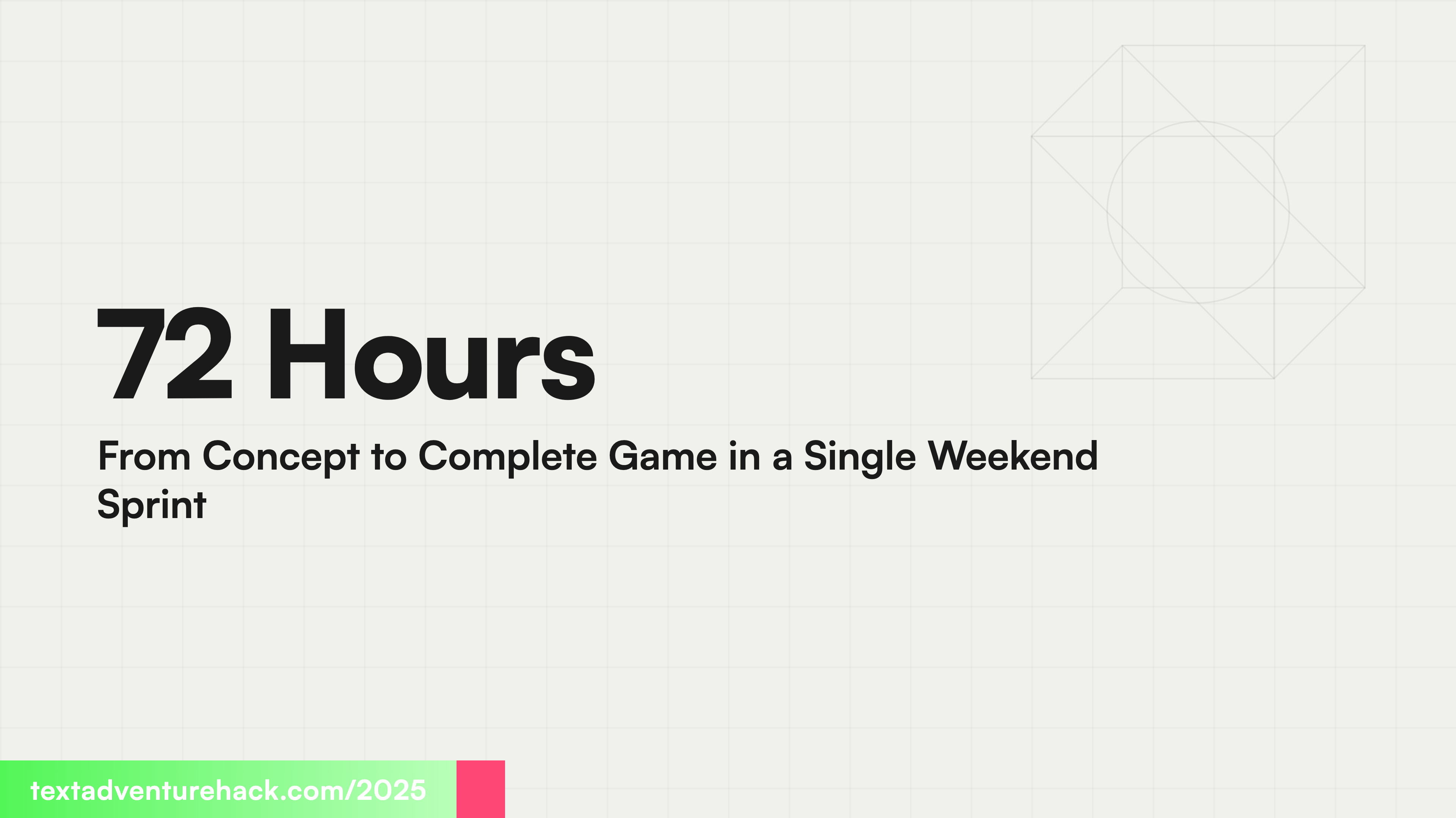 72 Hours From Concept to Complete Game in a Single Weekend Sprint