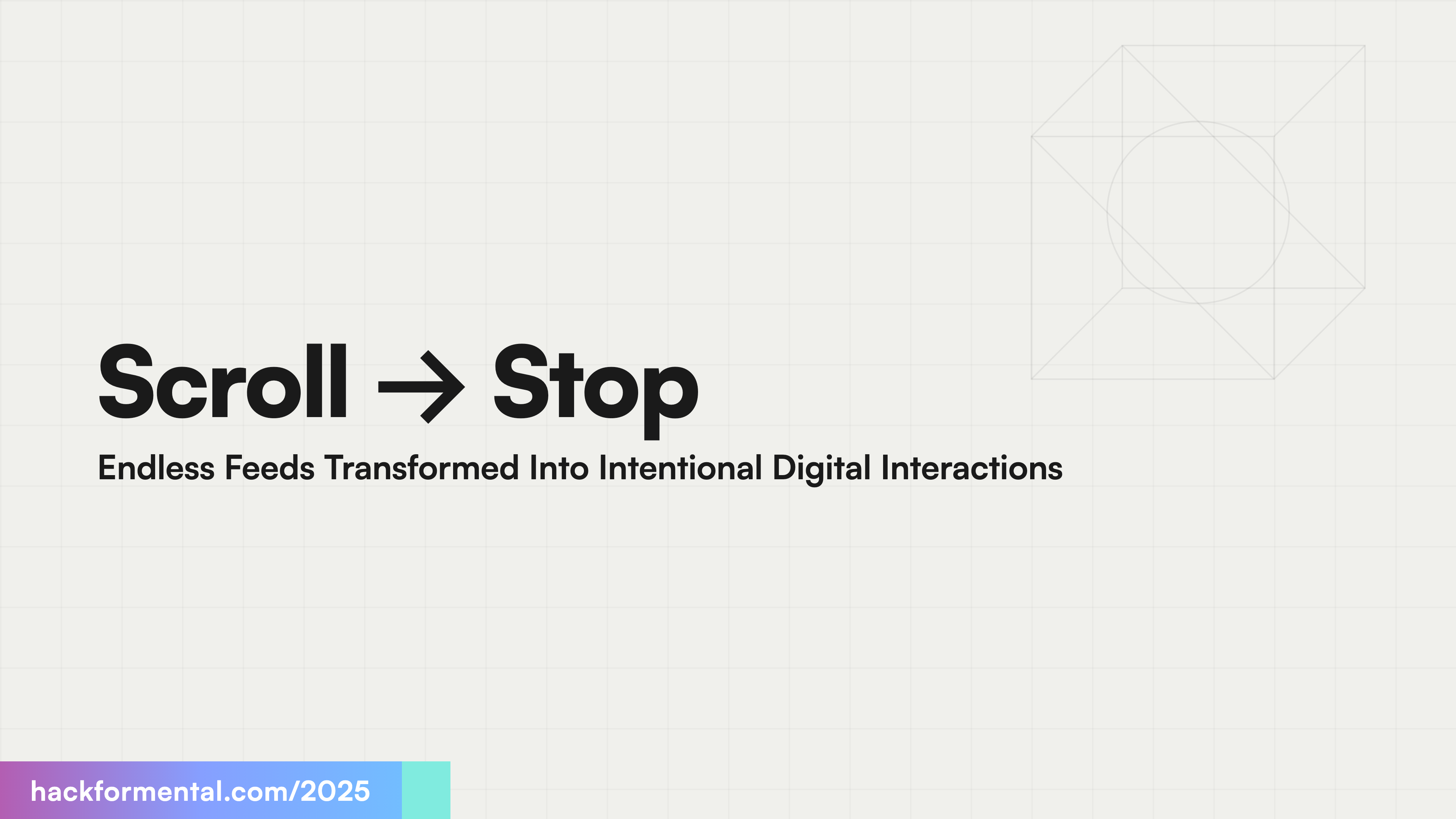 Scroll → Stop Endless Feeds Transformed Into Intentional Digital Interactions