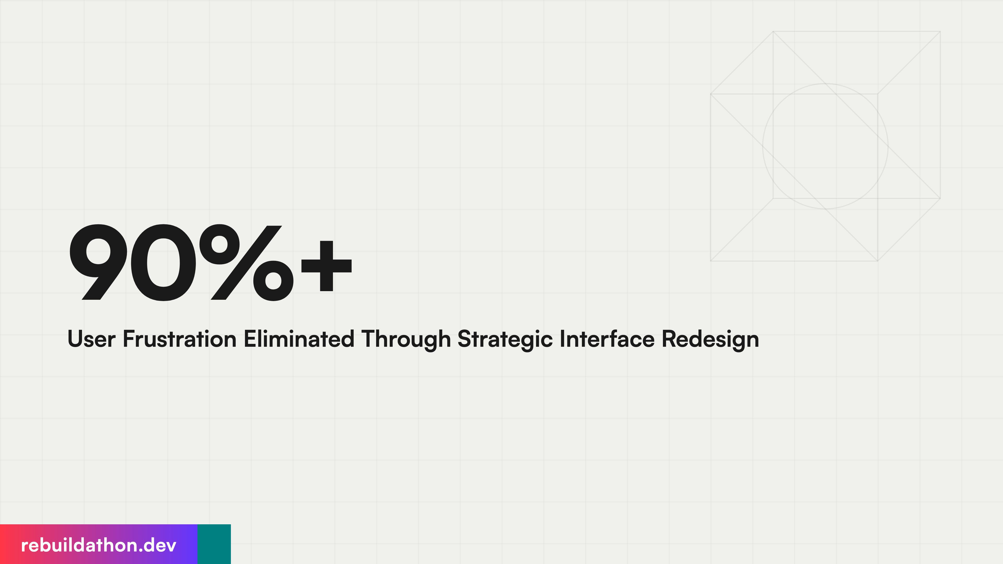 90%+ User Frustration Eliminated Through Strategic Interface Redesign