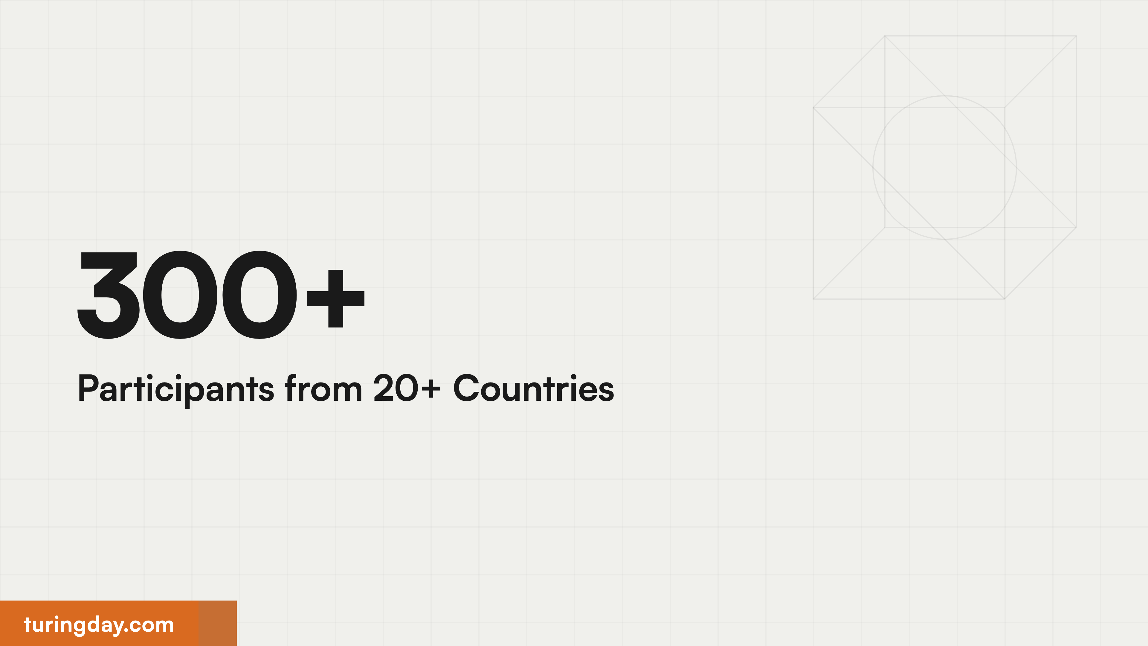 300+ Participants from 20+ Countries