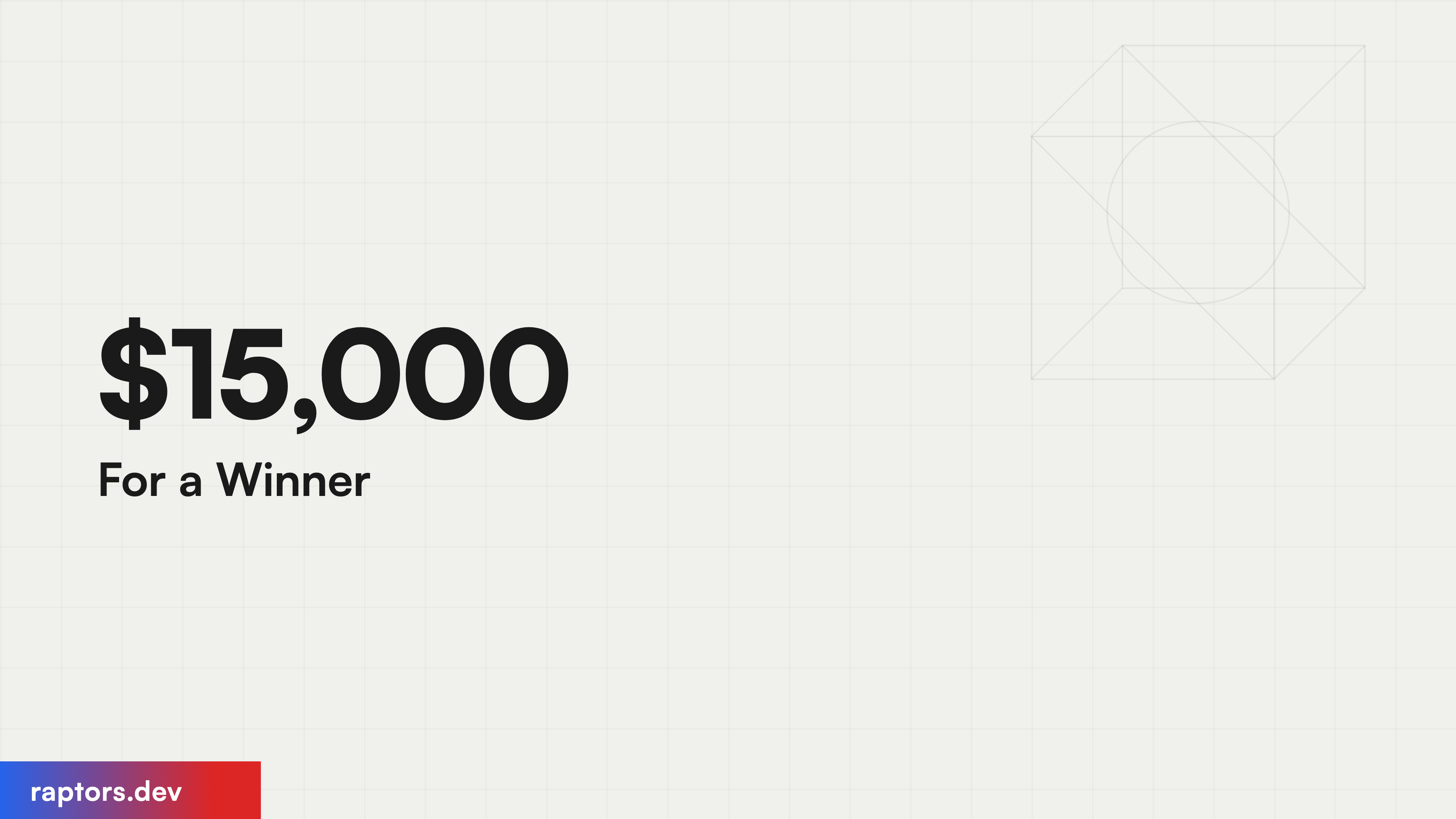 $15,000 For a Winner