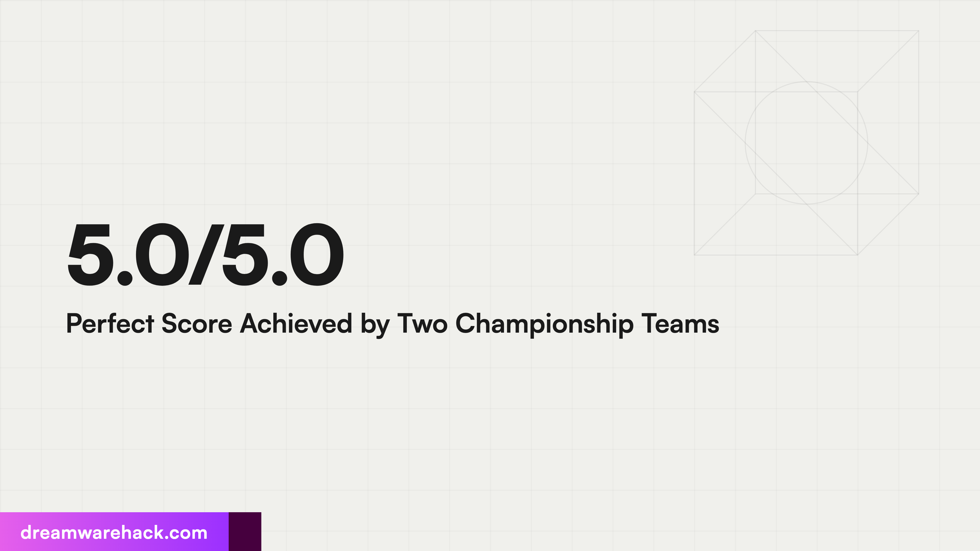 5.0/5.0 Perfect Score Achieved by Two Championship Teams