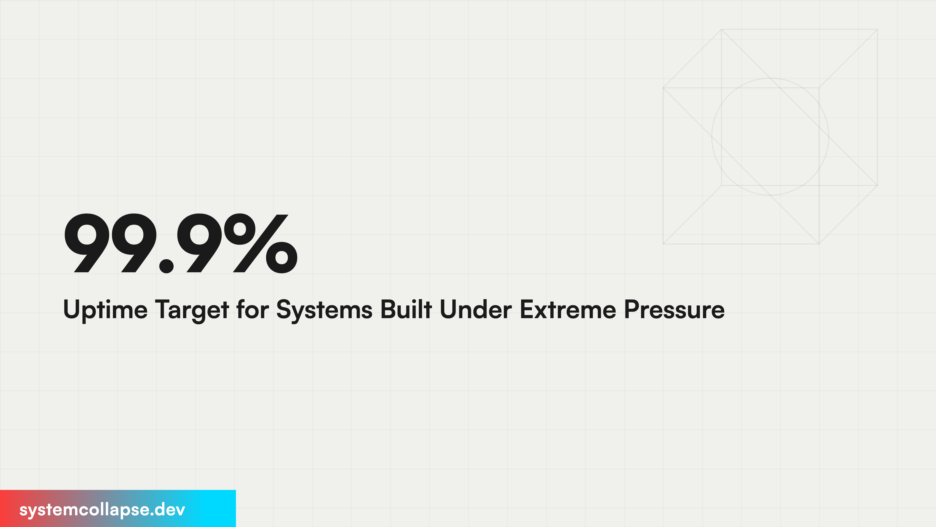 99.9% Uptime Target for Systems Built Under Extreme Pressure