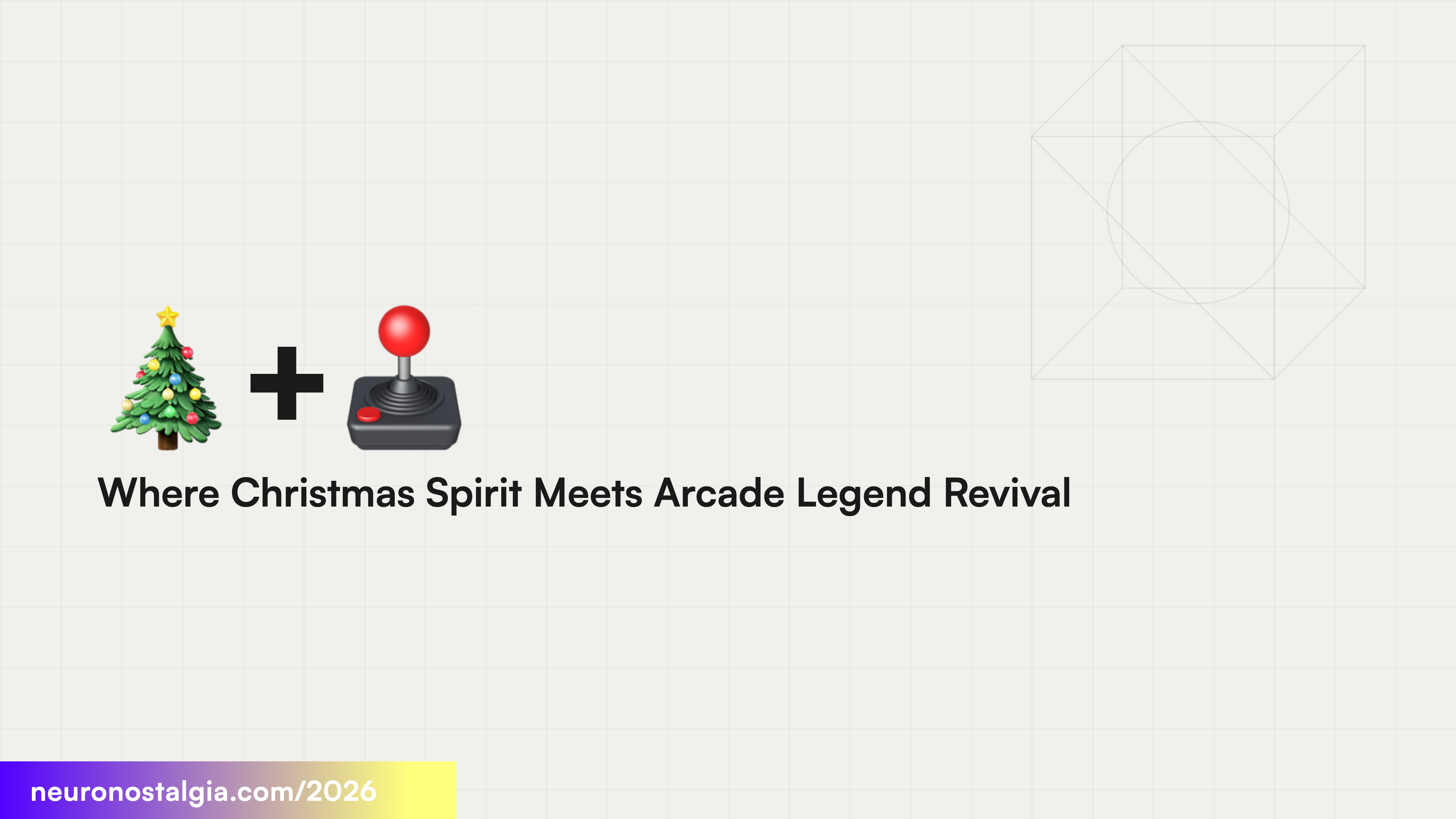 🎄+🕹️ Where Christmas Spirit Meets Arcade Legend Revival