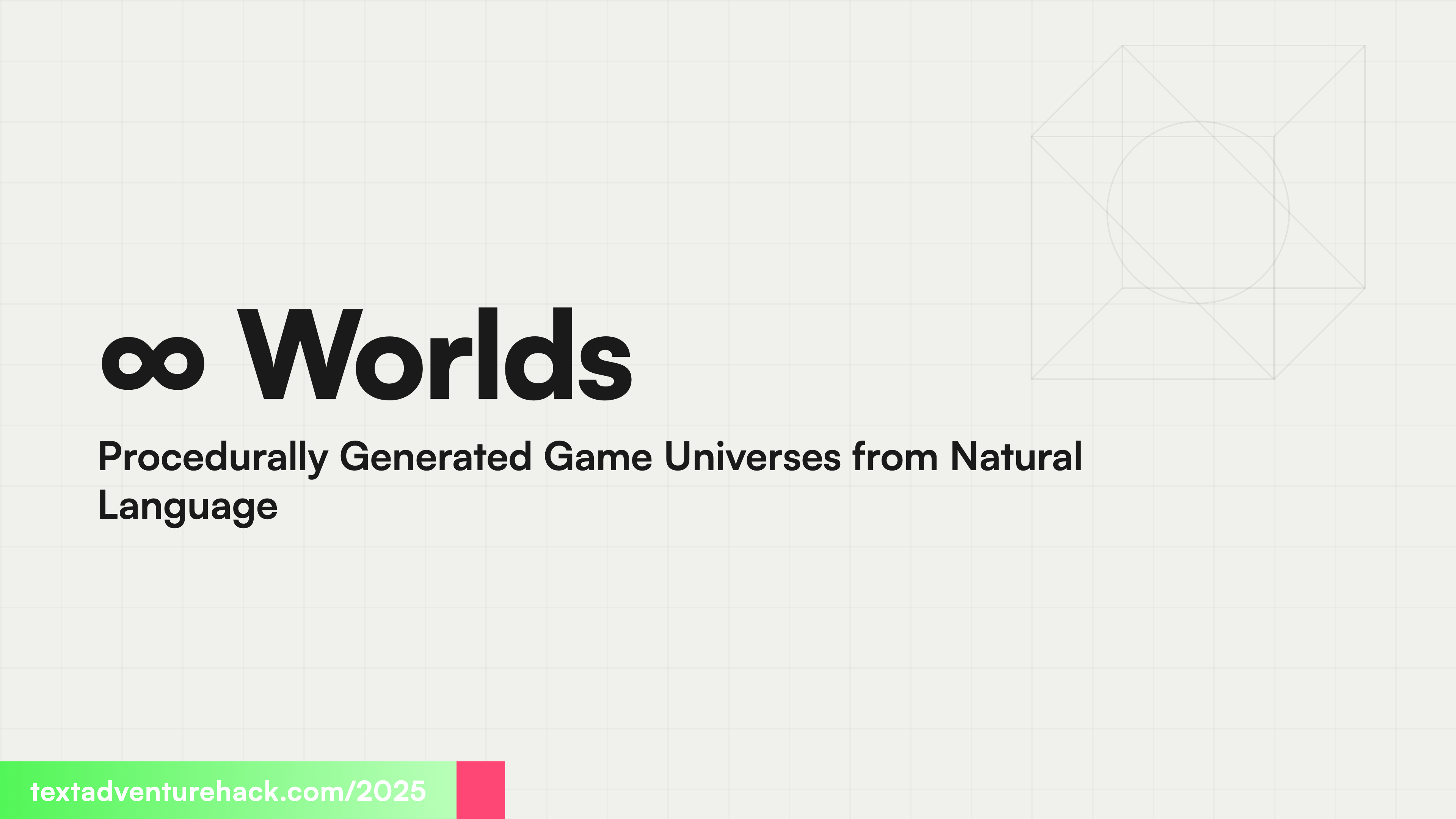 ∞ Worlds Procedurally Generated Game Universes from Natural Language