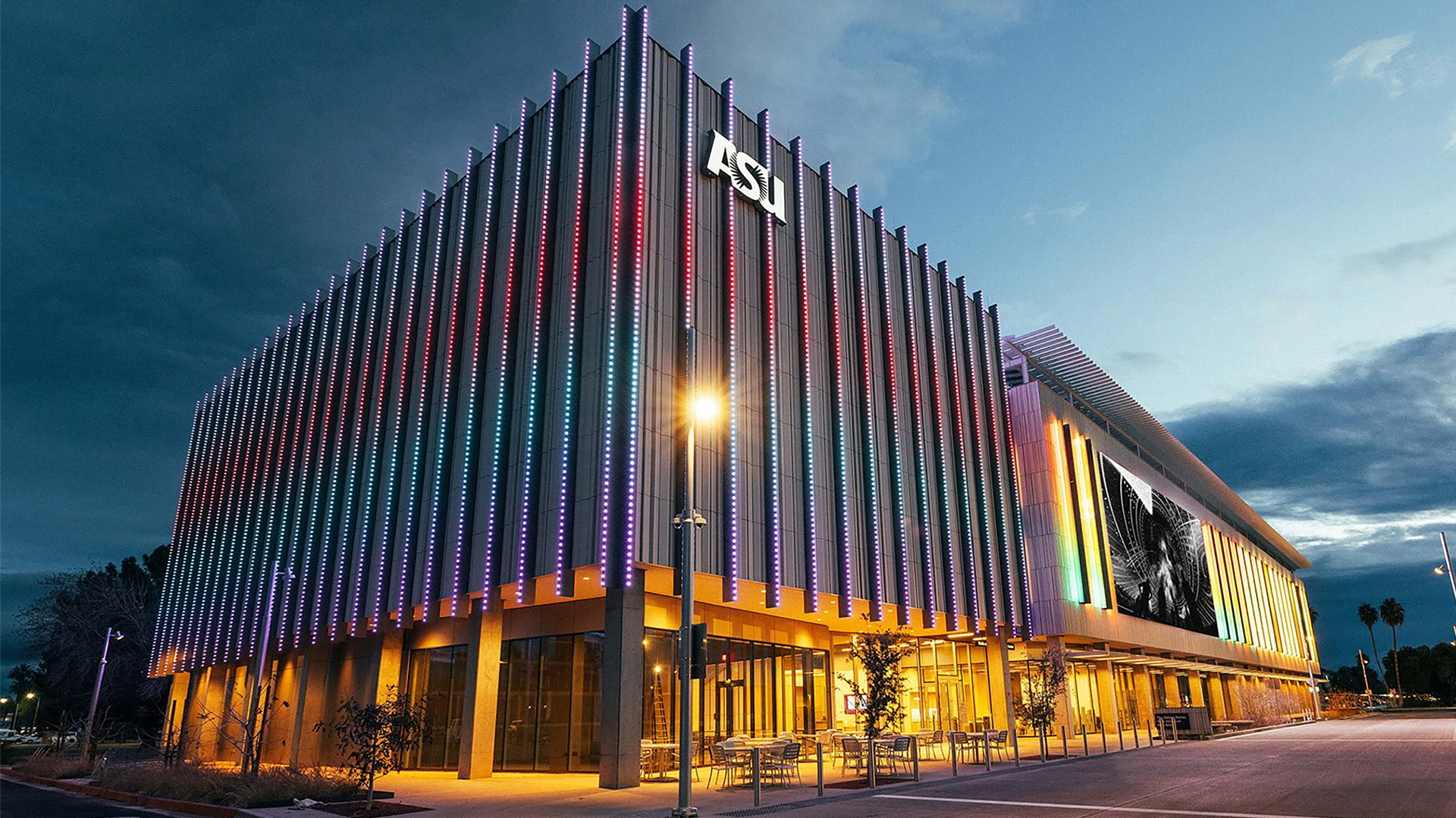 ASU MIX Center at dusk