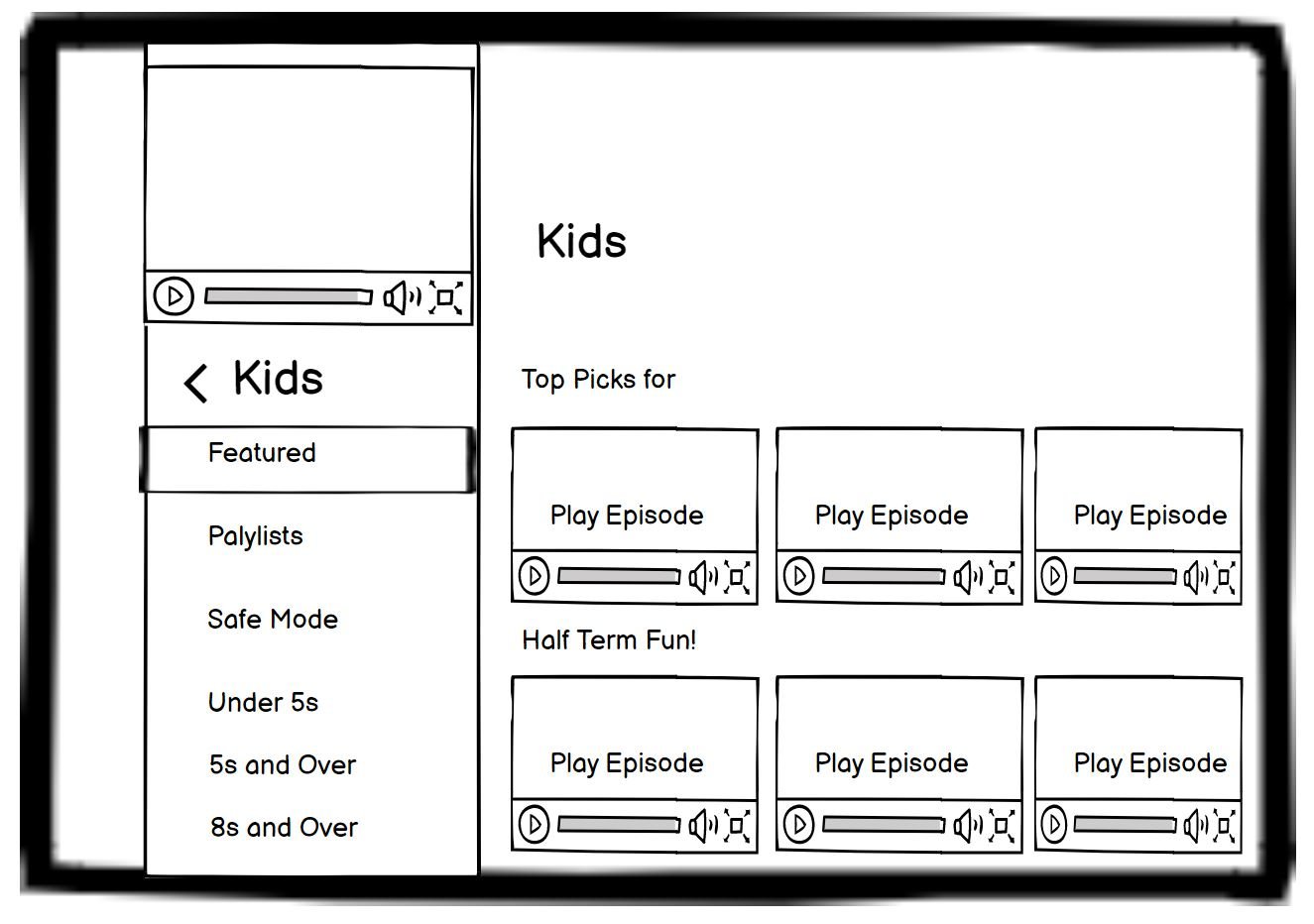 Sky Q Sky Playlists low fidelity Sky Q examples