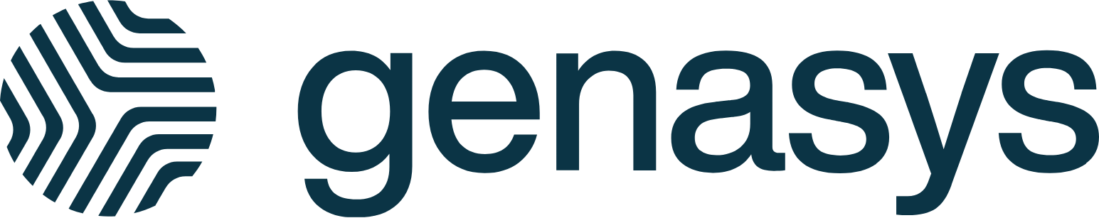 Genasys logo, shown as a strategic partner of Julie Parker Communications specializing in emergency communication and public safety solutions.