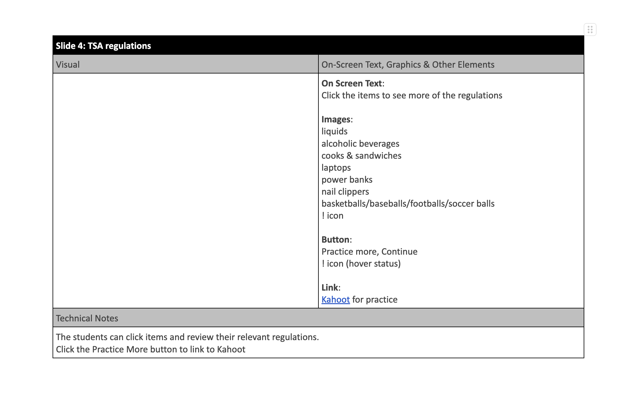 Text-based Storyboard 1
