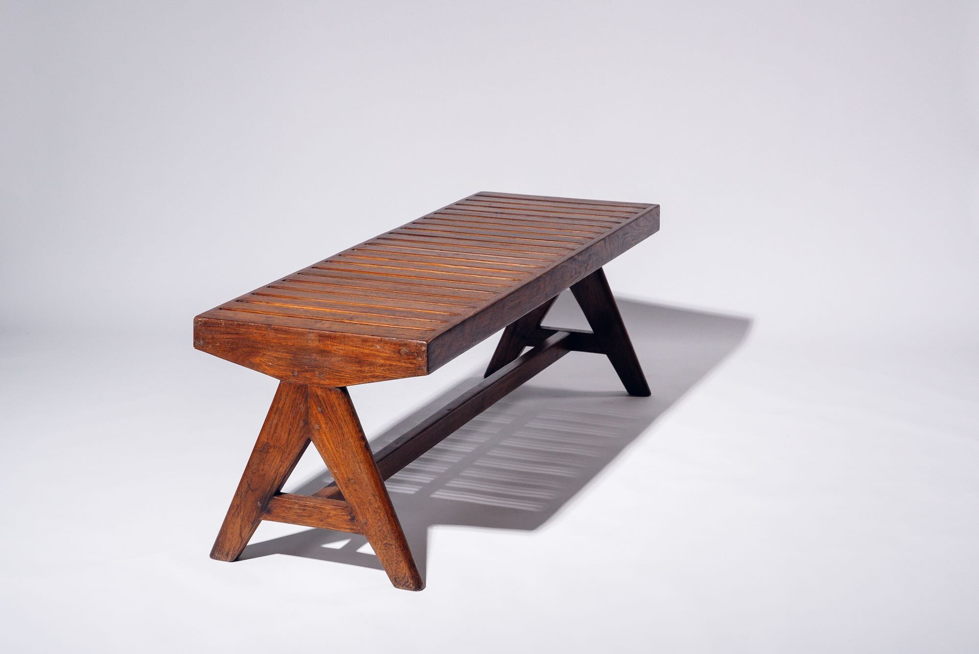 A-leg Wood Bench