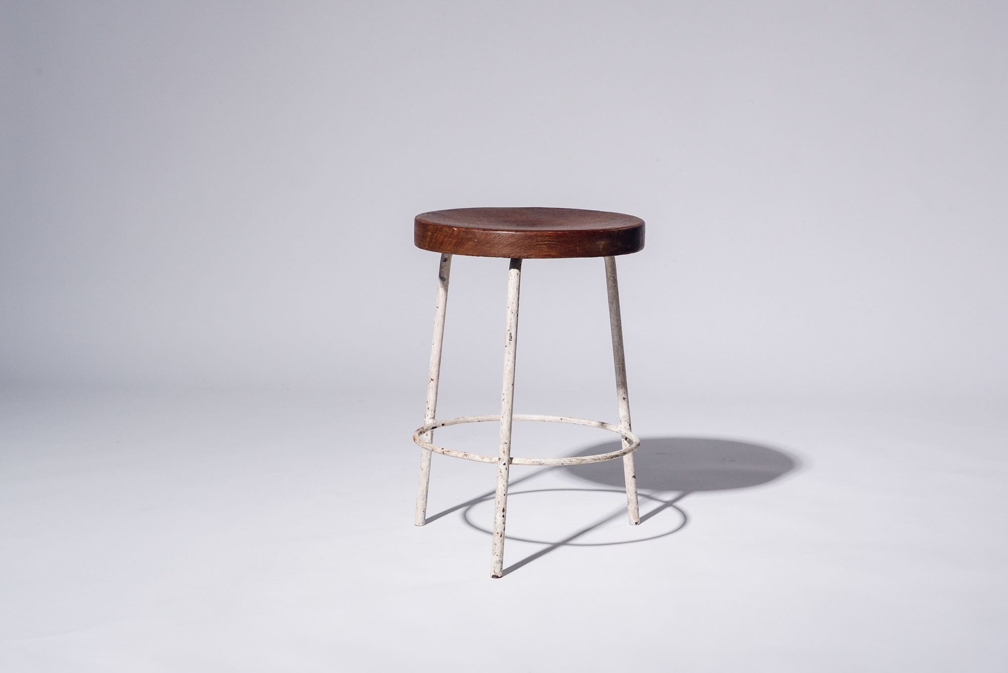 Iron Round Low Stool