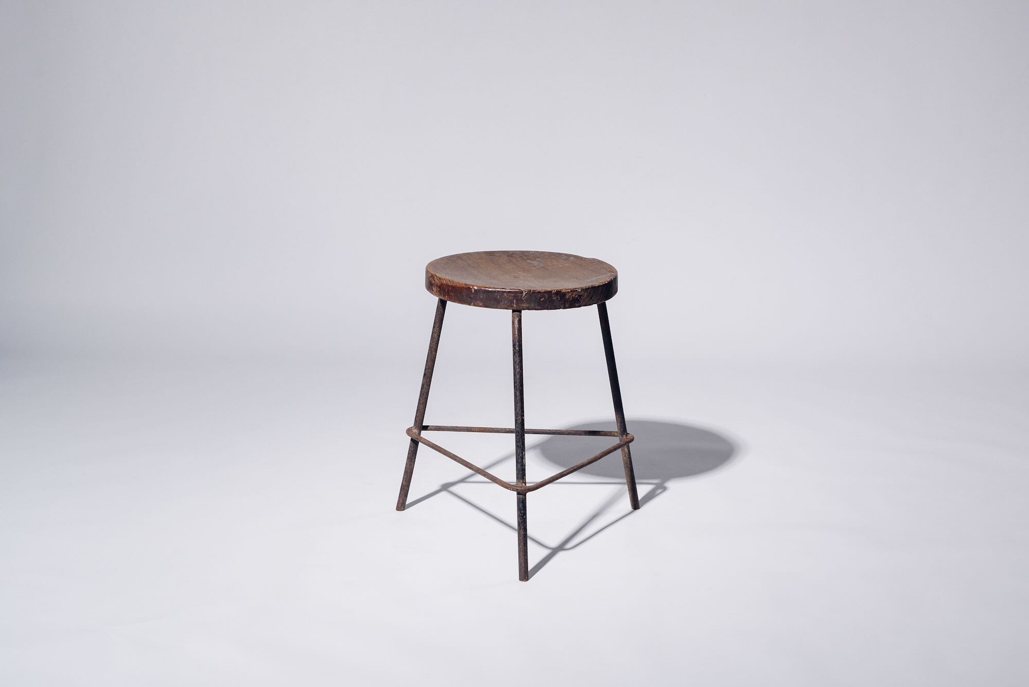 Iron Triangle Low Stool