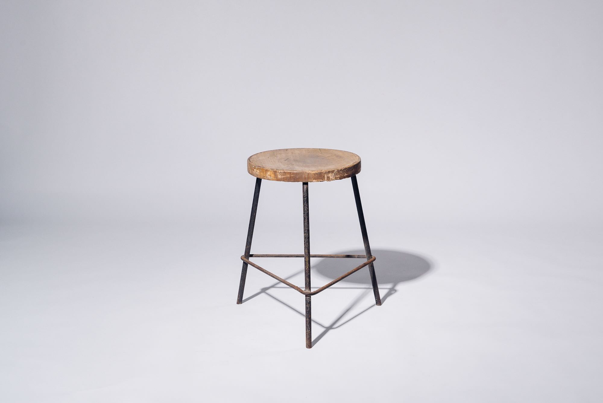 Iron Triangle Low Stool