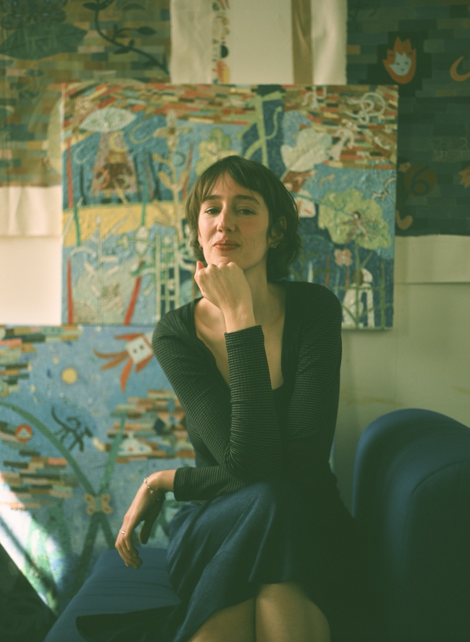 Portrait of Morgan Blue in her studio