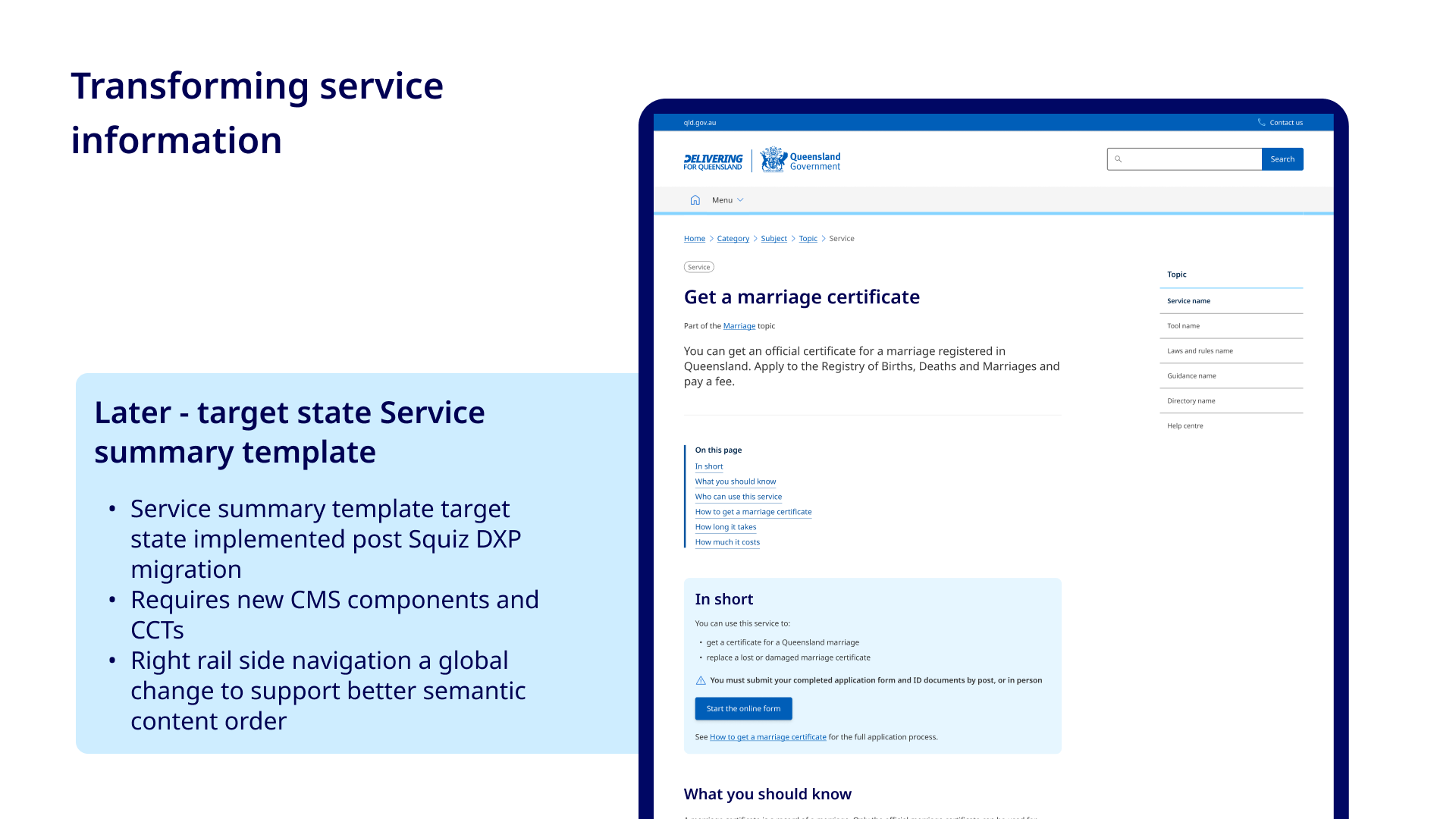 Online claim application flow chart