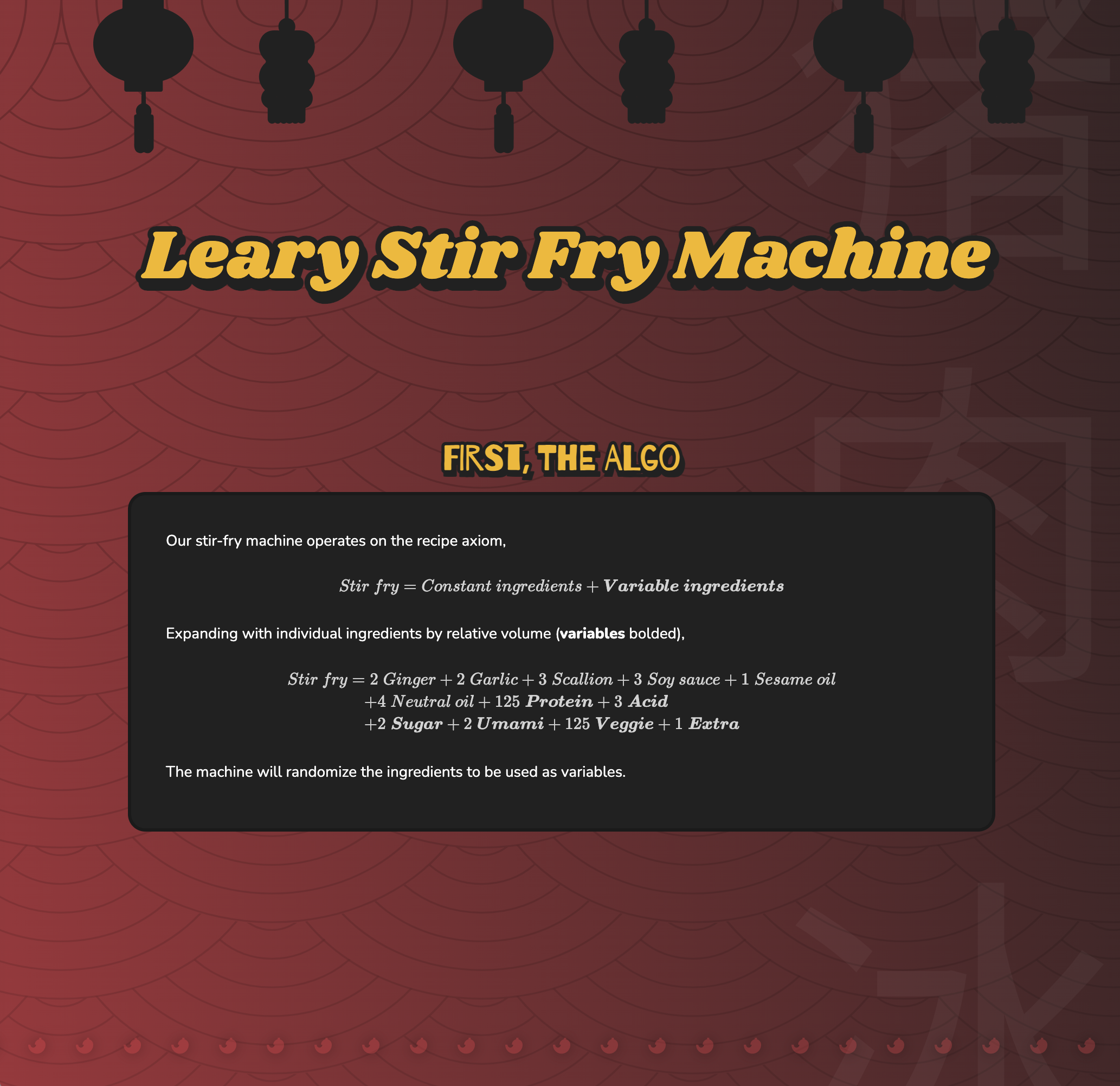 A machine that makes fried food.