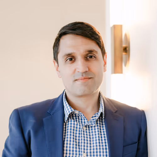 A headshot of Ankit Patel, a partner of GHC Industries.