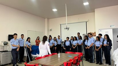 Visita Colégio Cívico Militar Escola Cônego Oswaldo Lustosa