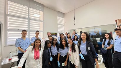 Visita Colégio Cívico Militar Escola Cônego Oswaldo Lustosa