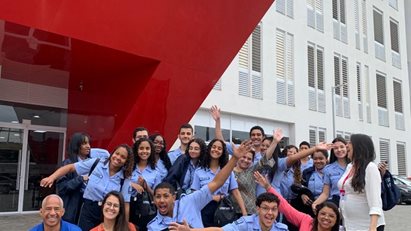 Visita Colégio Cívico Militar Escola Cônego Oswaldo Lustosa