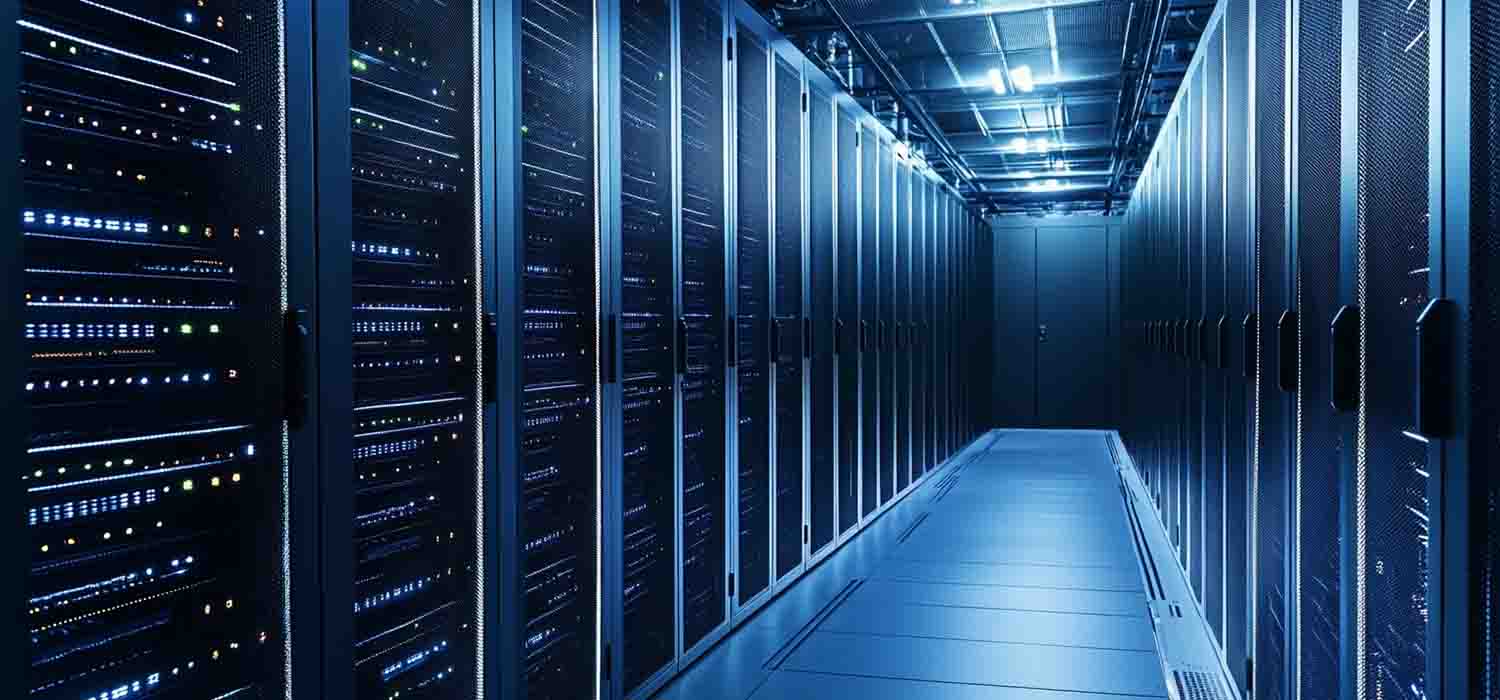 Server racks in a secure data center supporting enterprise cloud infrastructure