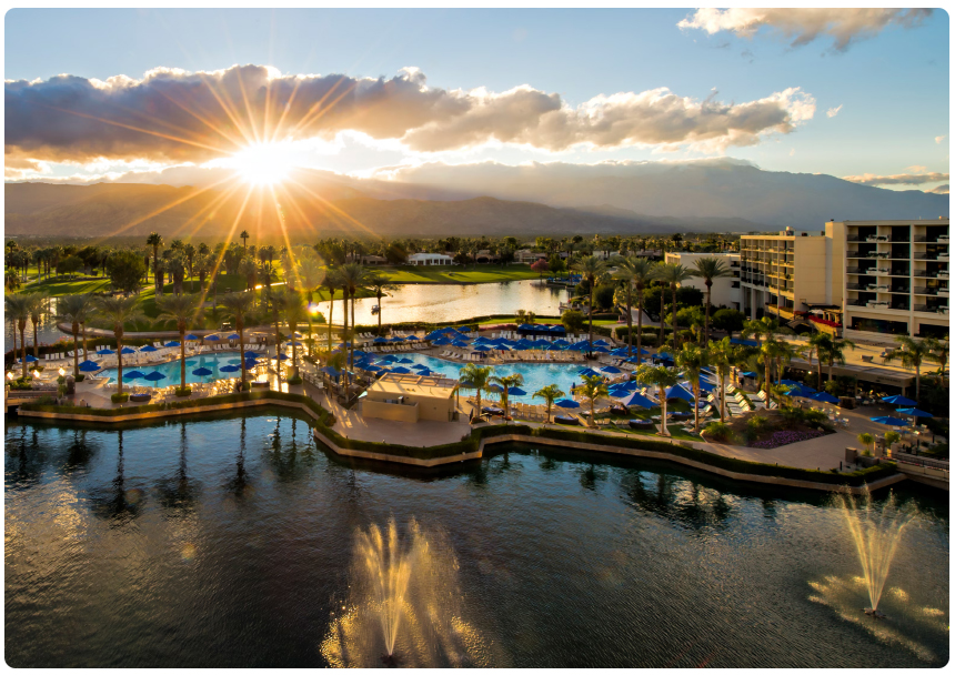 JW Marriott Desert Ridge resort at sunset