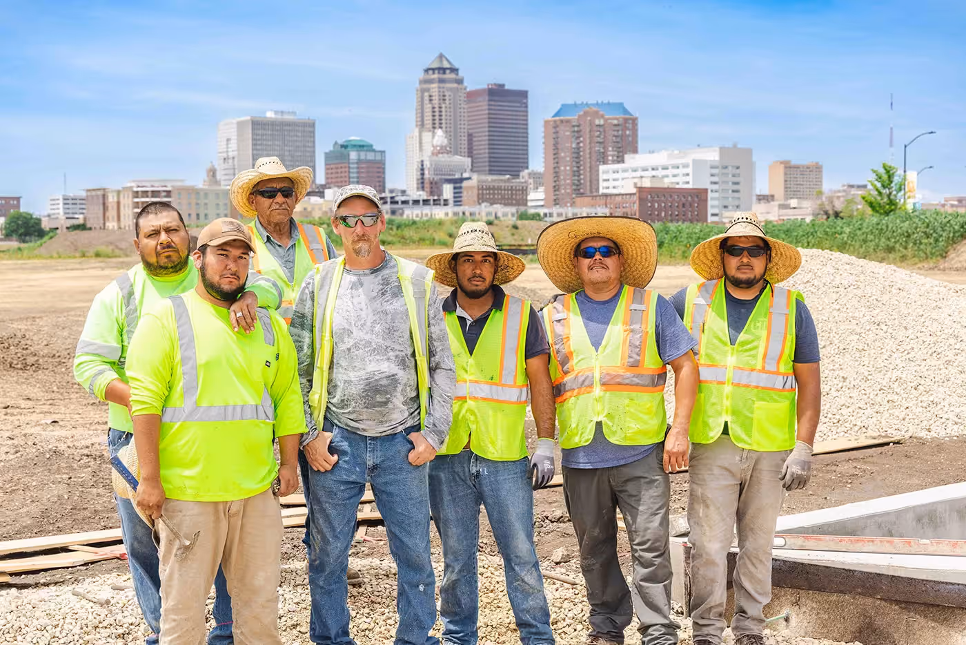 CTI employees, from truck drivers to concrete finishers