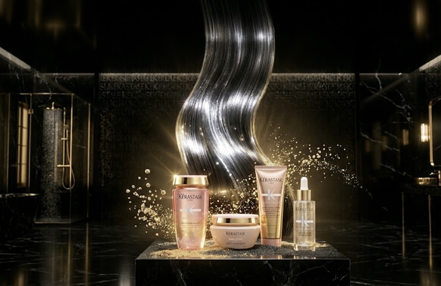 Gamme Gloss Absolu, soin brillance pour cheveux