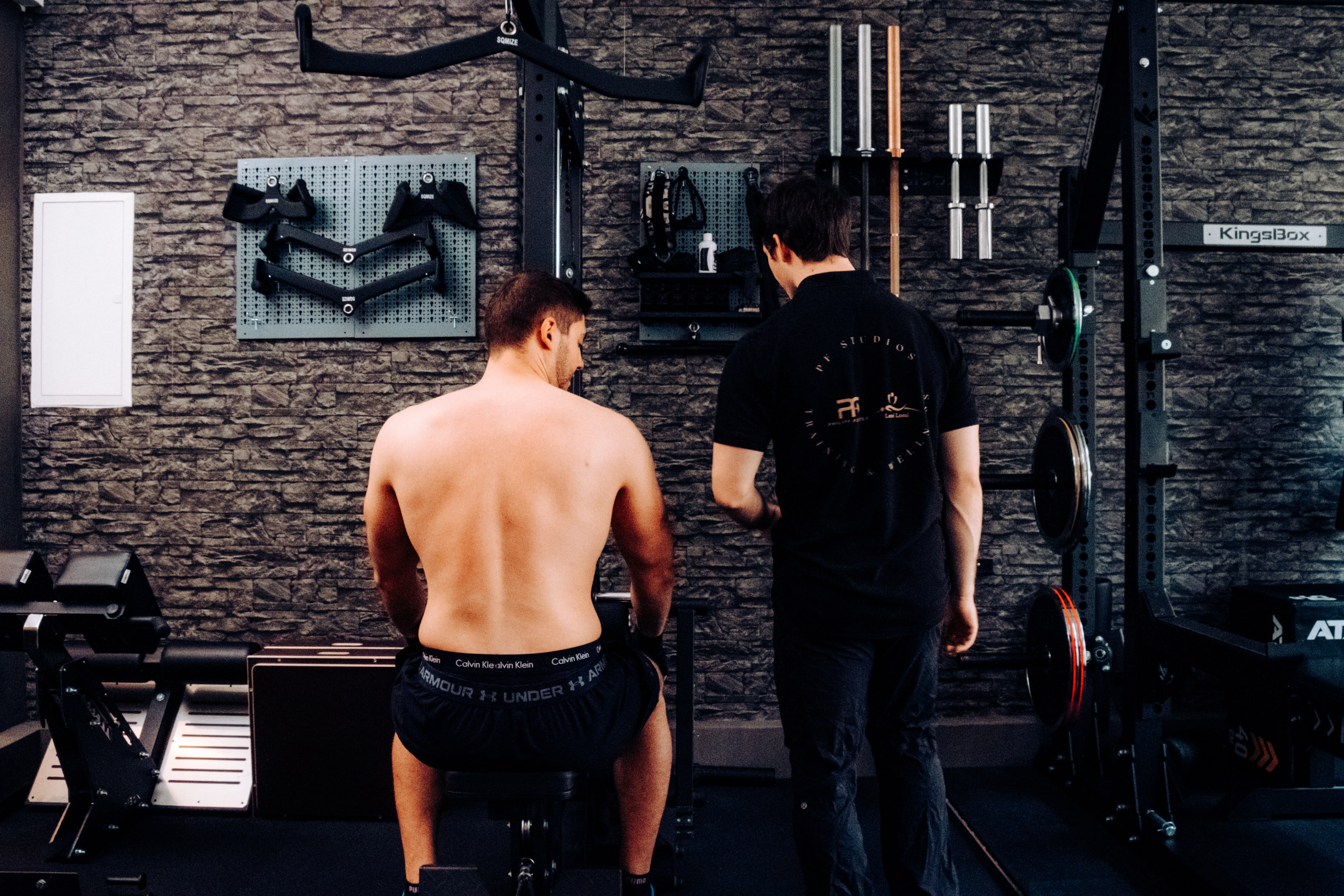 Photo of Philipp with a client