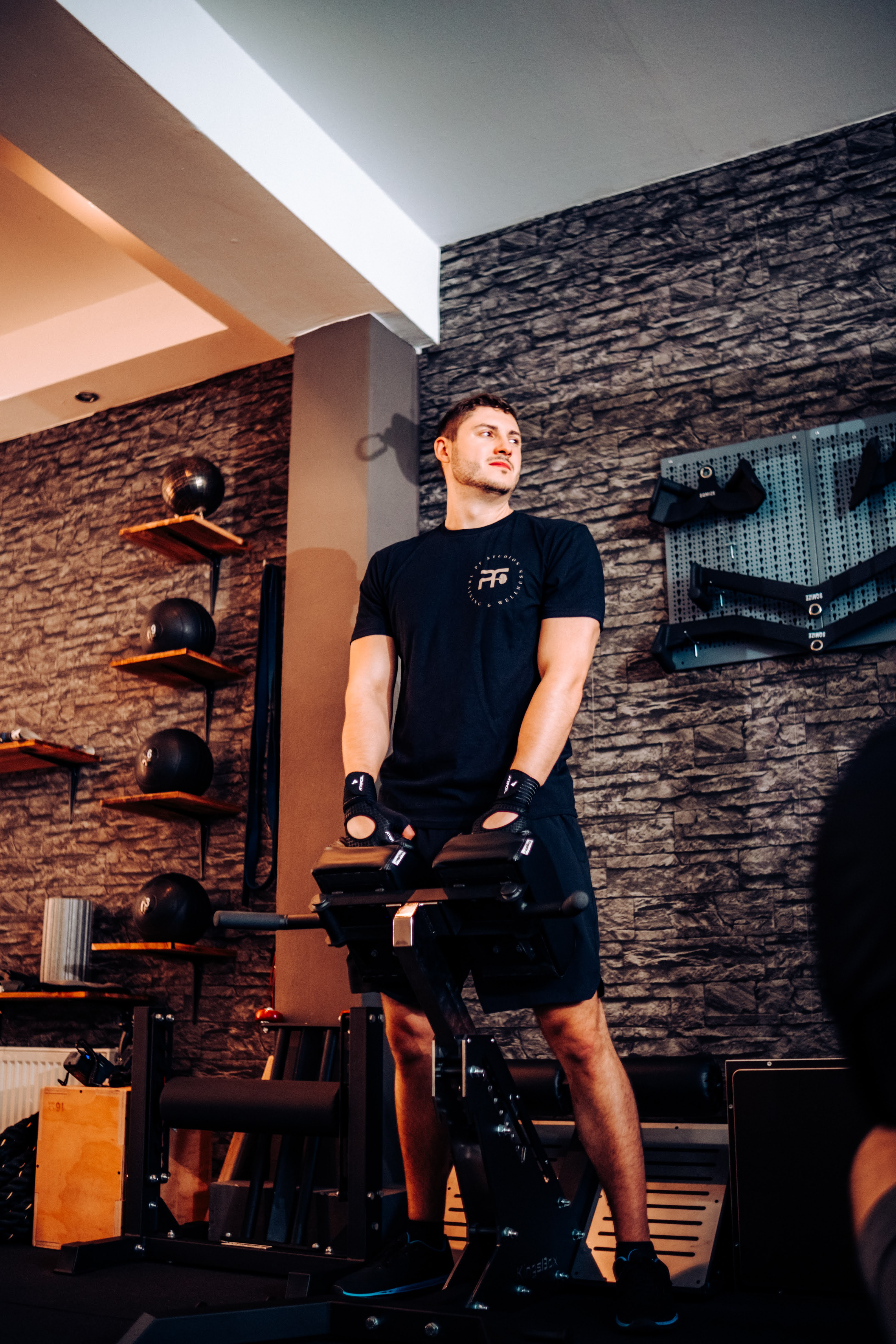 Photo of a person training