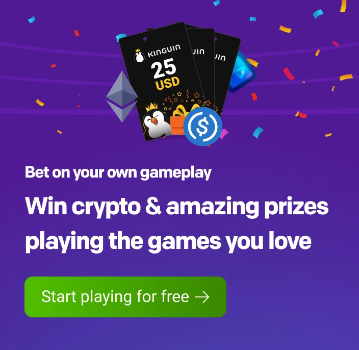Bet on your own gameplay - Win crypto & amazing prizesâšplaying the games you love