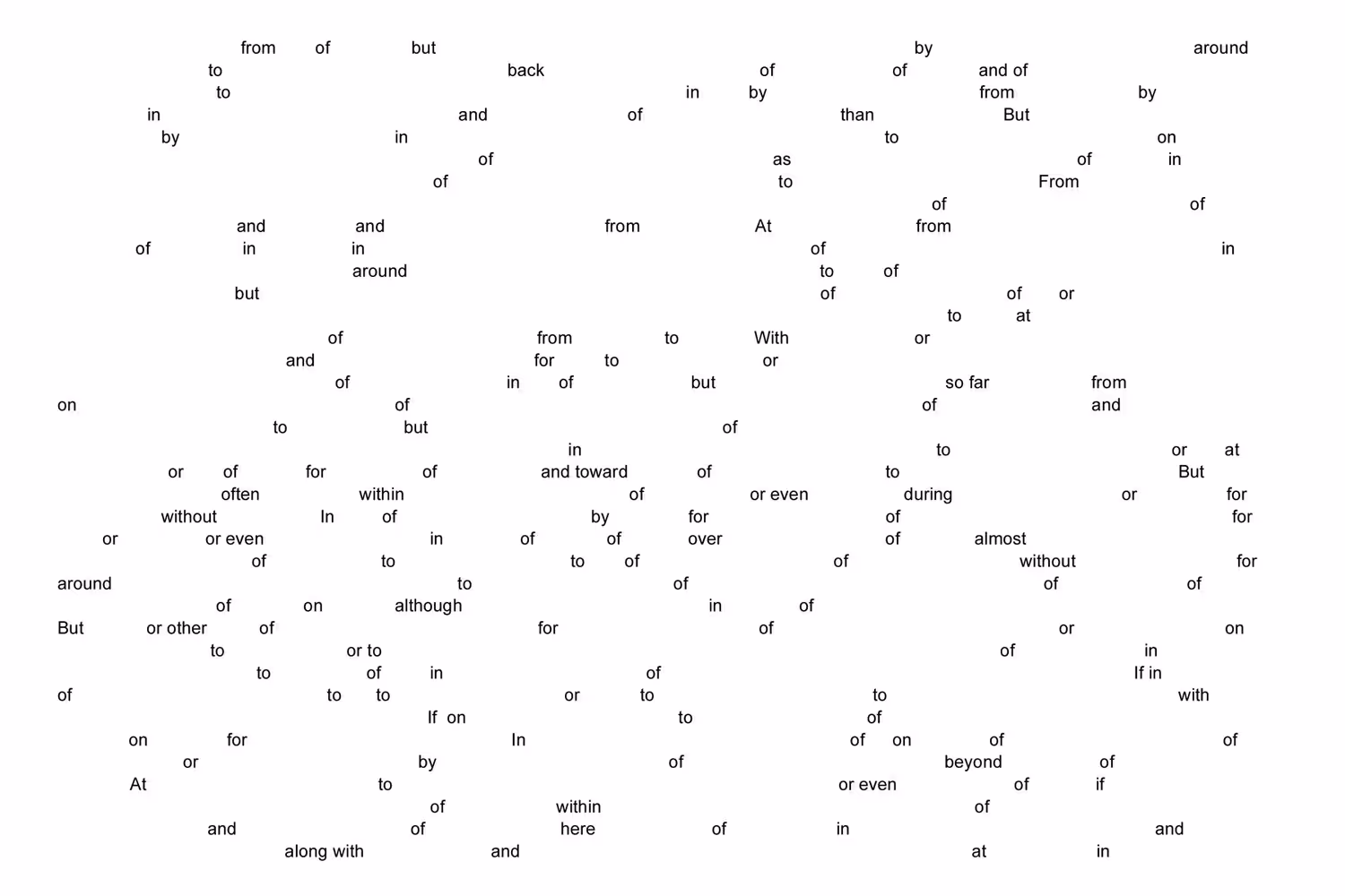 Lowercase black typography is dotted around a white digital frame.