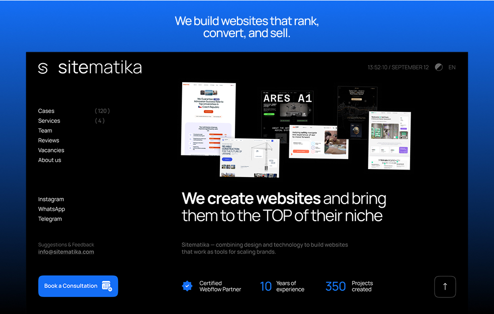 Sitematika + Webflow cover image