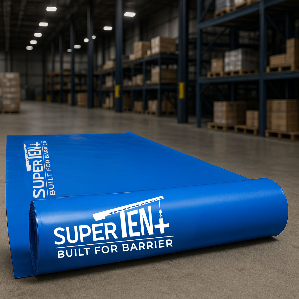 Roll of under slab construction vapour barrier film