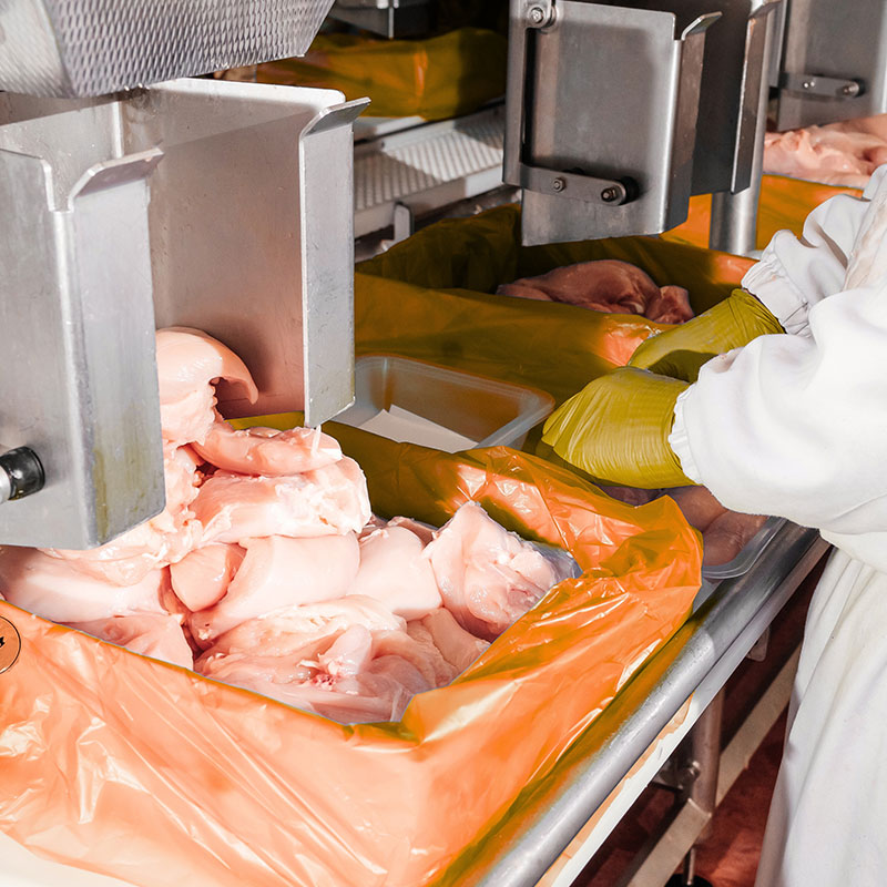 Puncture-resistant film for food products