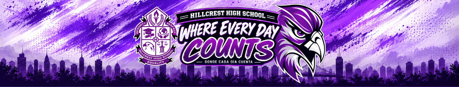 Hillcrest Highschool Building entrance.