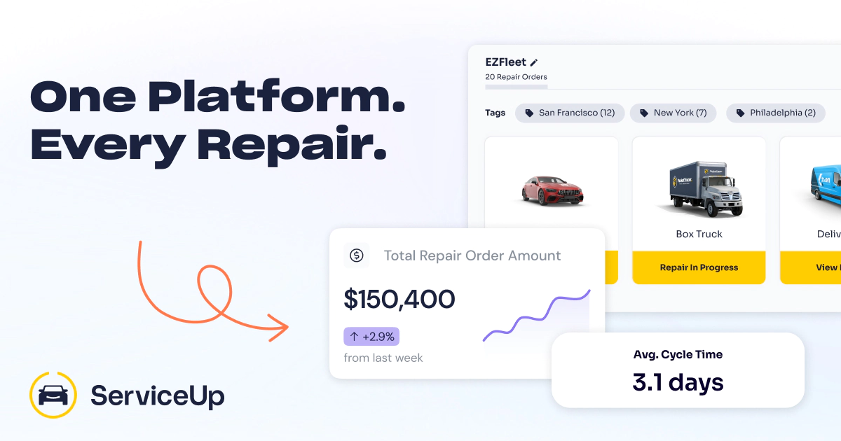ServiceUp - Vehicle Repair Management Platform