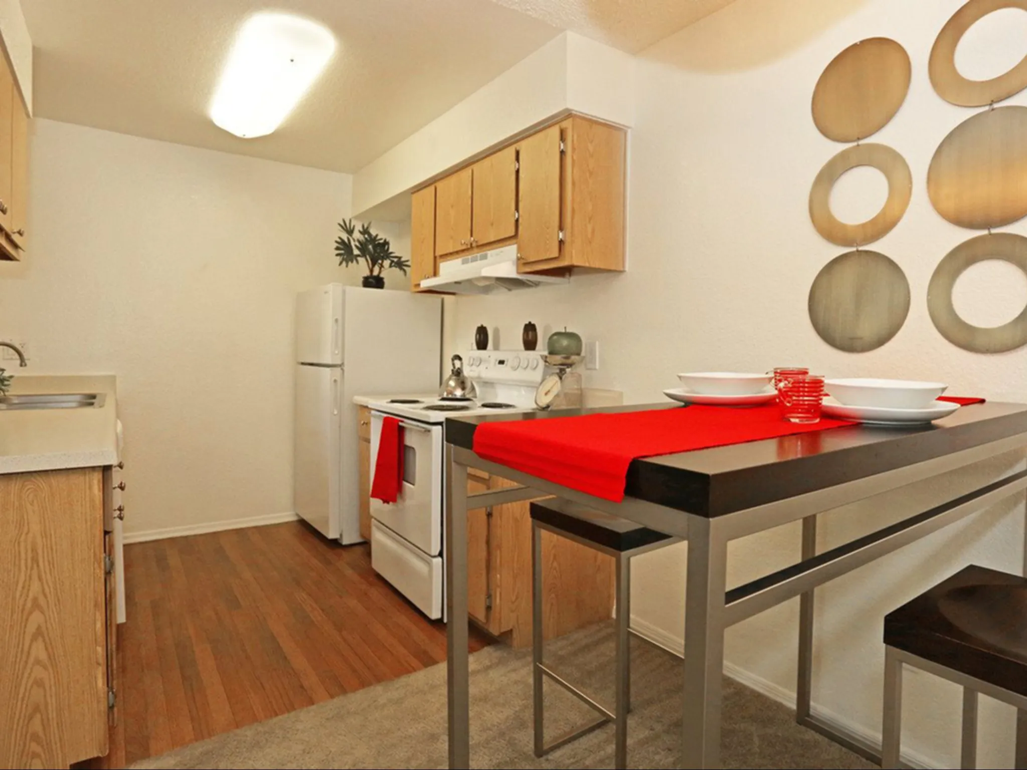 Furnished dining area shown — representative home at Morgan Park.
