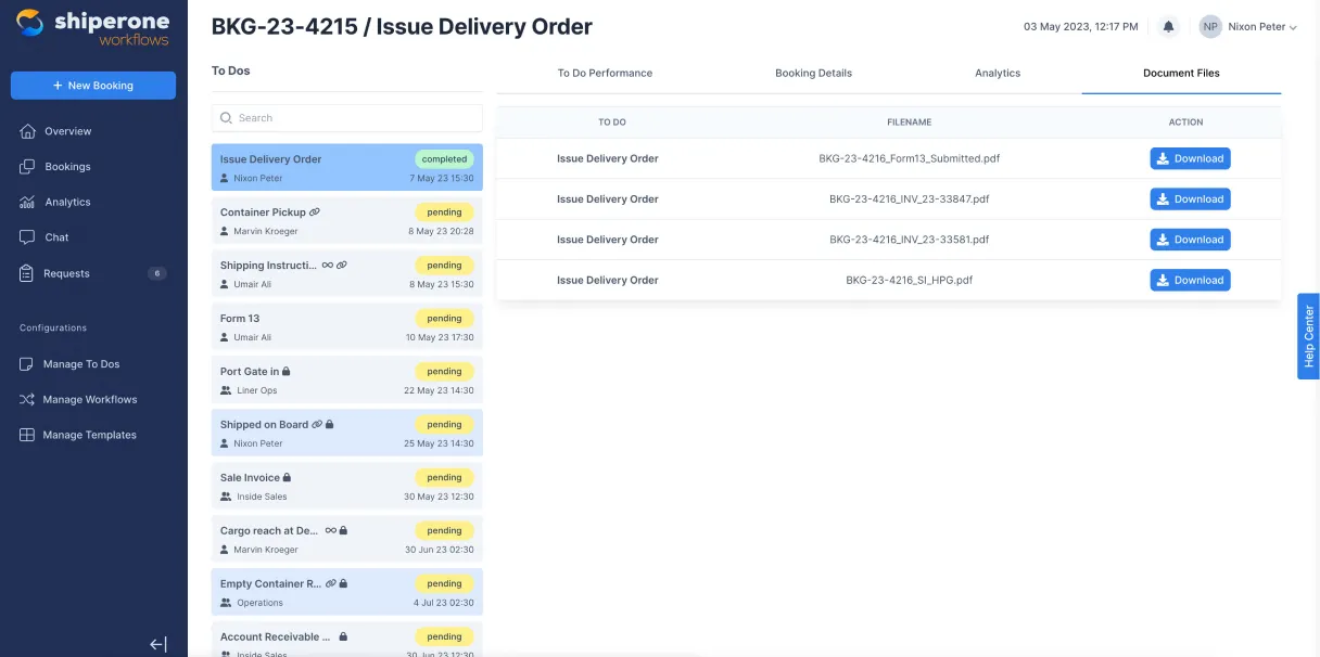Shiperone's document drive overview